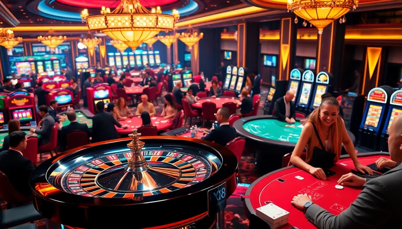 Experience the thrill of winning at XX88.nl with vibrant casino games and eager players.