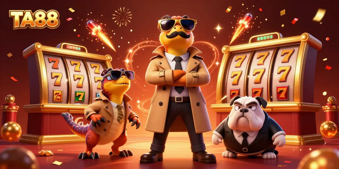 Experience the excitement of TA88 casino with raptors sneaking into a VIP lounge.