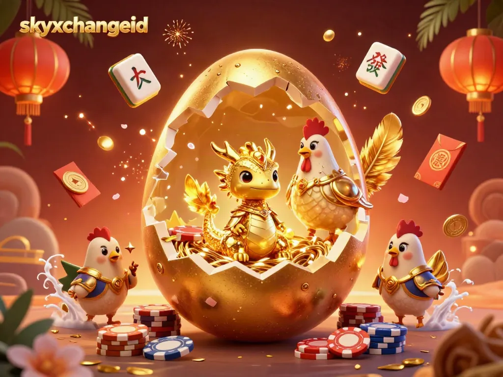 Bet on winning strategies with skyxchangeid featuring a golden dragon and poker chips in a vibrant casino scene.