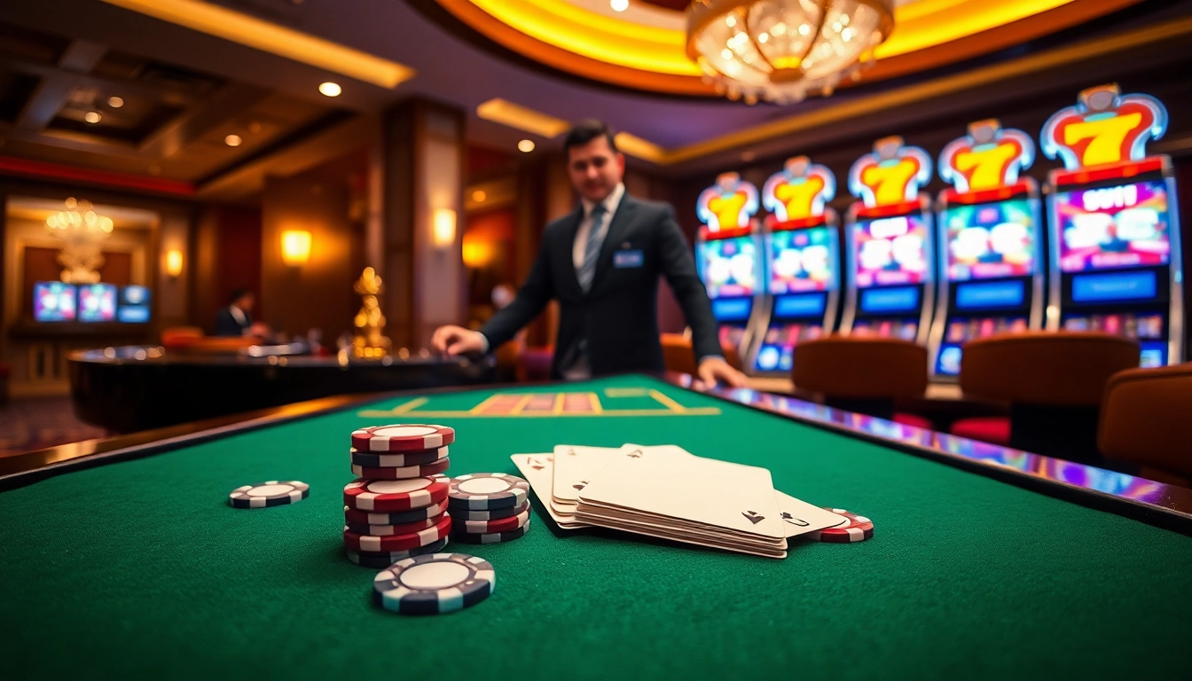 Exciting roulette action at 68VIP casino, featuring vibrant poker chips and elegant tables.