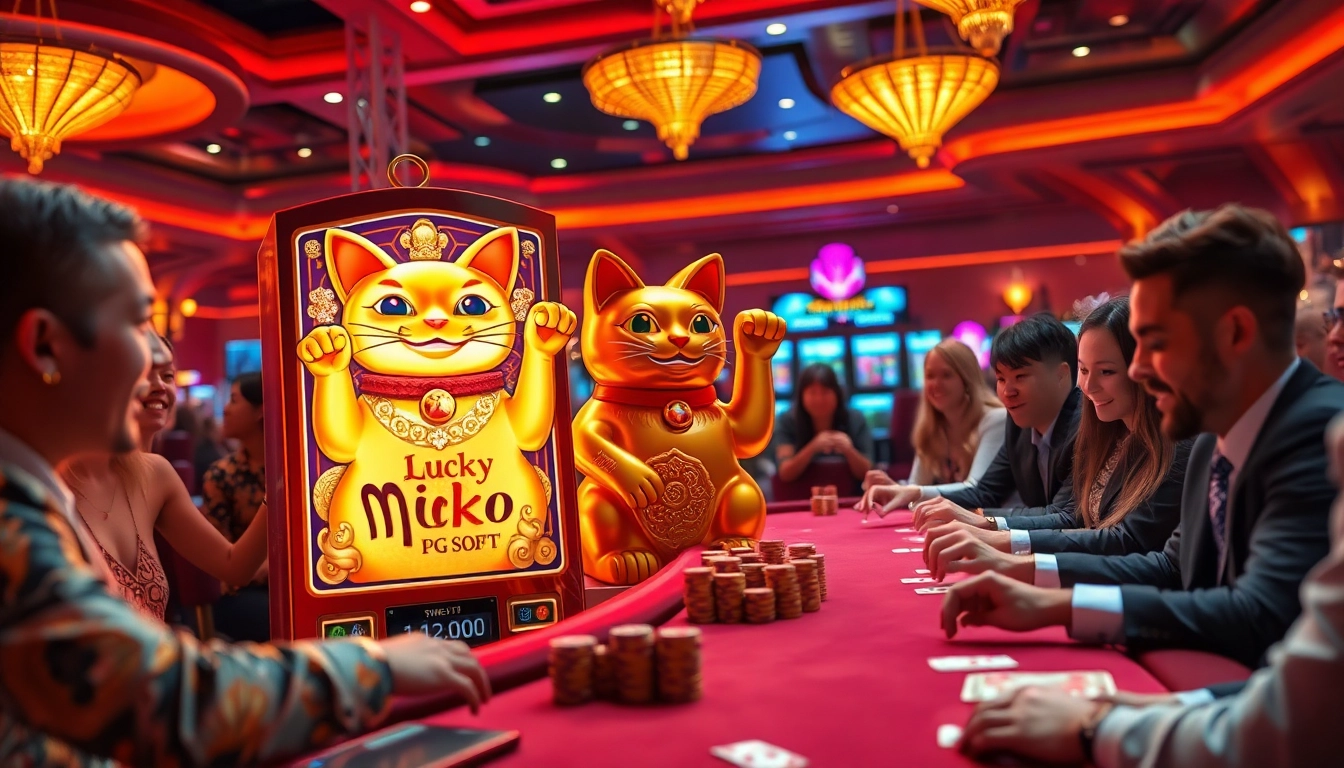 Spin the Lucky Neko PG Soft โบนัสสมาชิกใหม่ slot for exciting wins at the casino!