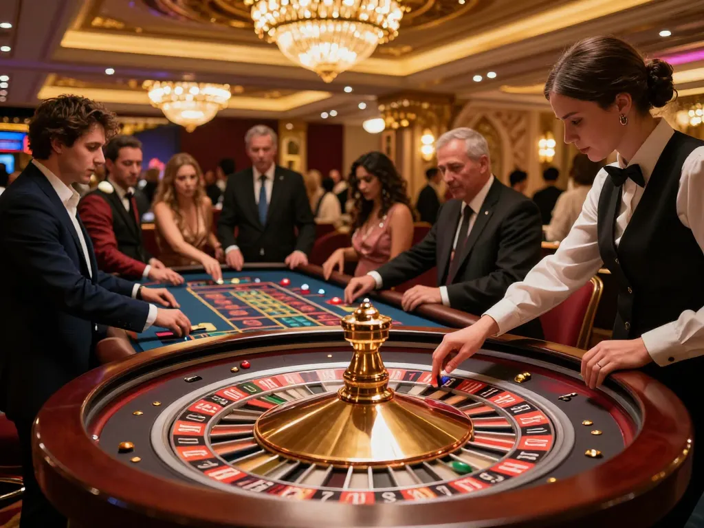 Witness the excitement of roulette at Jilipinas casino, capturing the thrilling moment as the wheel spins.