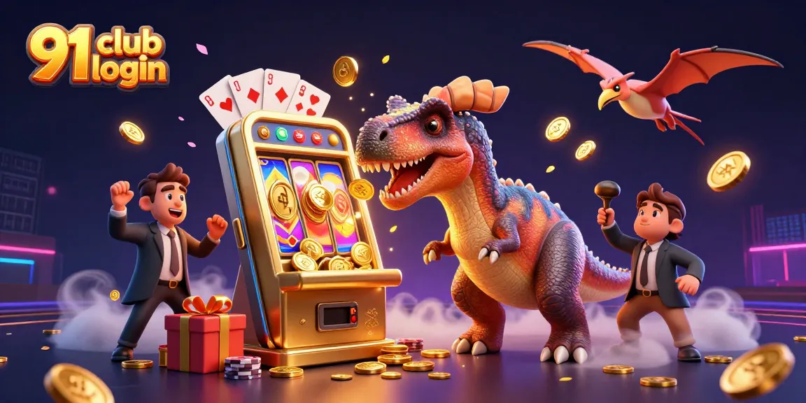 Experience 91 club login with exciting casino action, featuring vibrant characters and games.