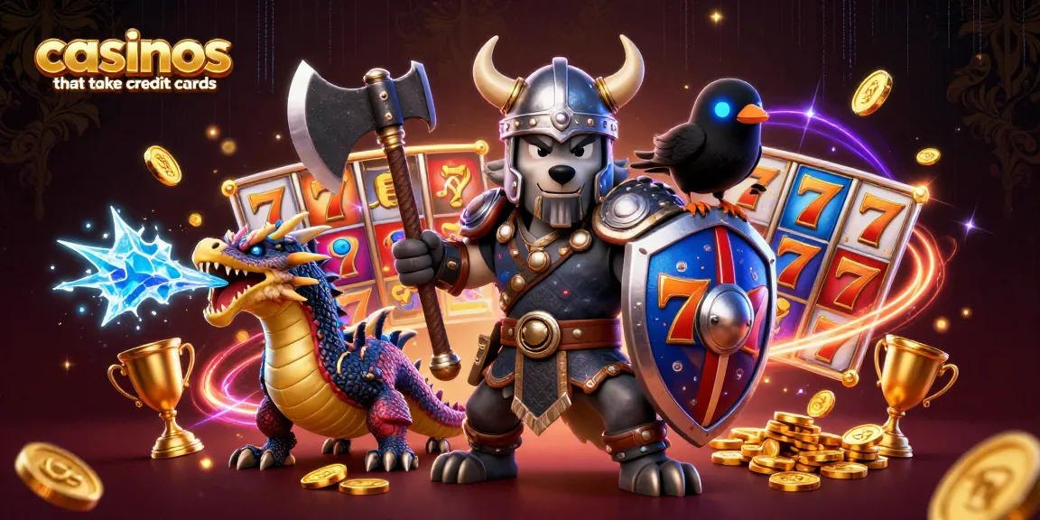 Experience thrilling gameplay at casinos that take credit cards with vibrant slot reels and dynamic symbols.