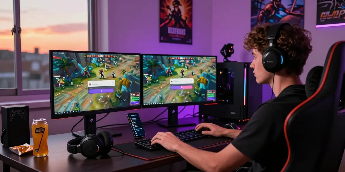 Player performing Raja Game login on a vibrant gaming setup, immersed in online gaming.