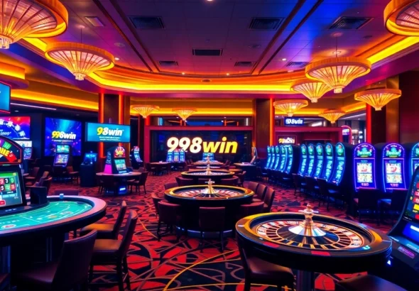 Experience the excitement of 98win com with dynamic online gambling action and engaging casino visuals.