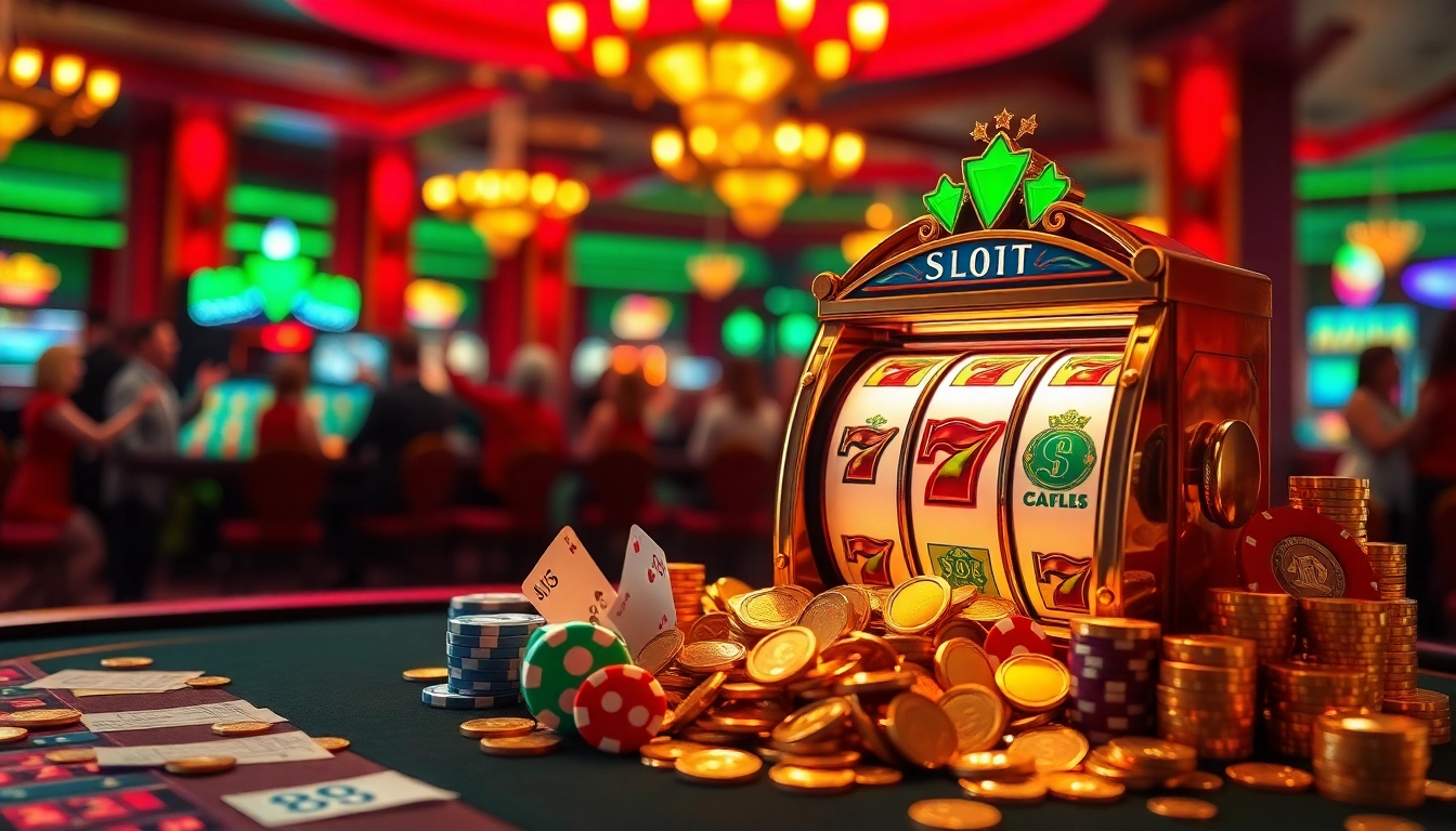 Win big with reliable slot online terpercaya while playing on this vibrant casino floor filled with excitement.